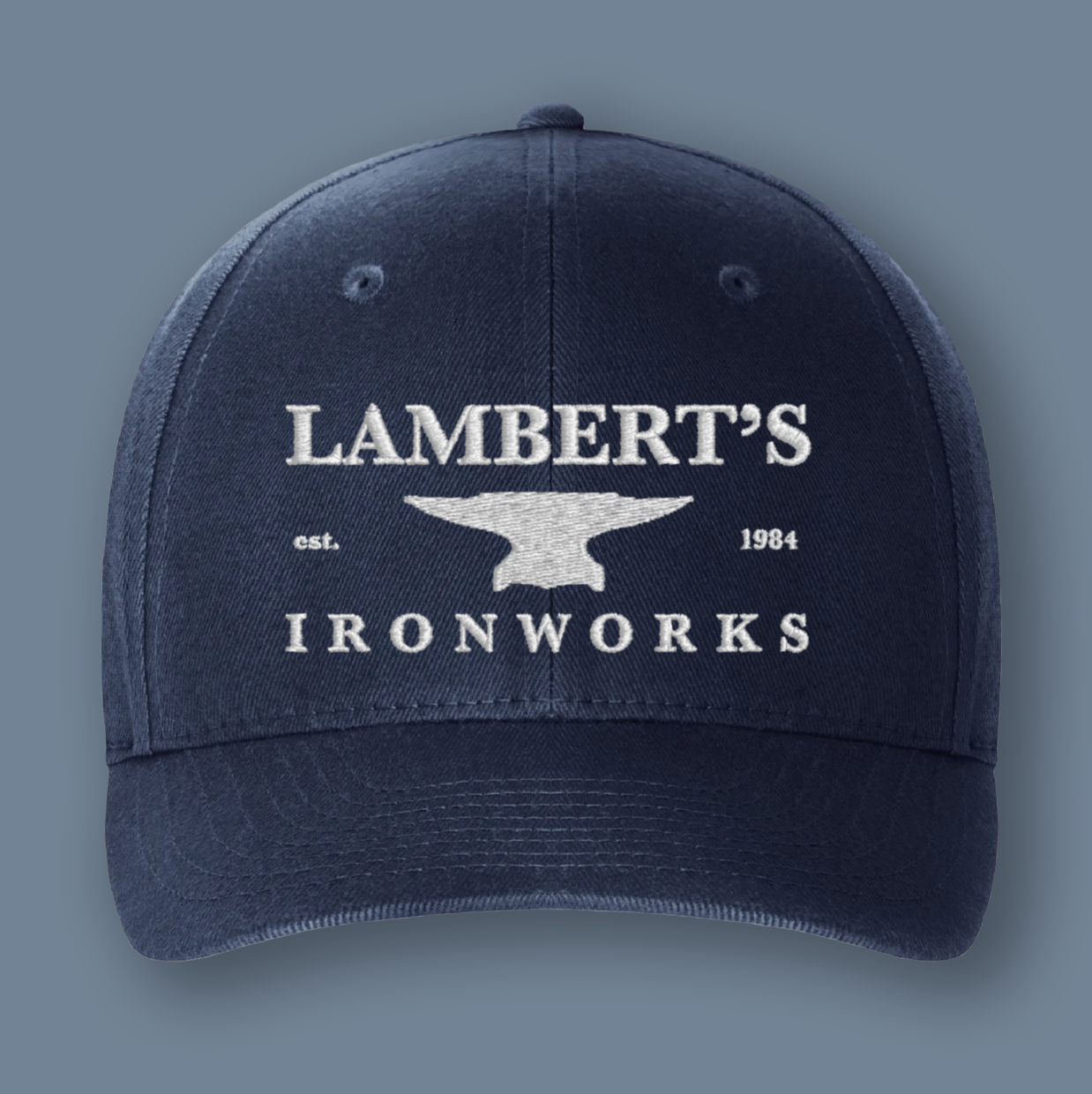 Lamberts logo embroidered on hat