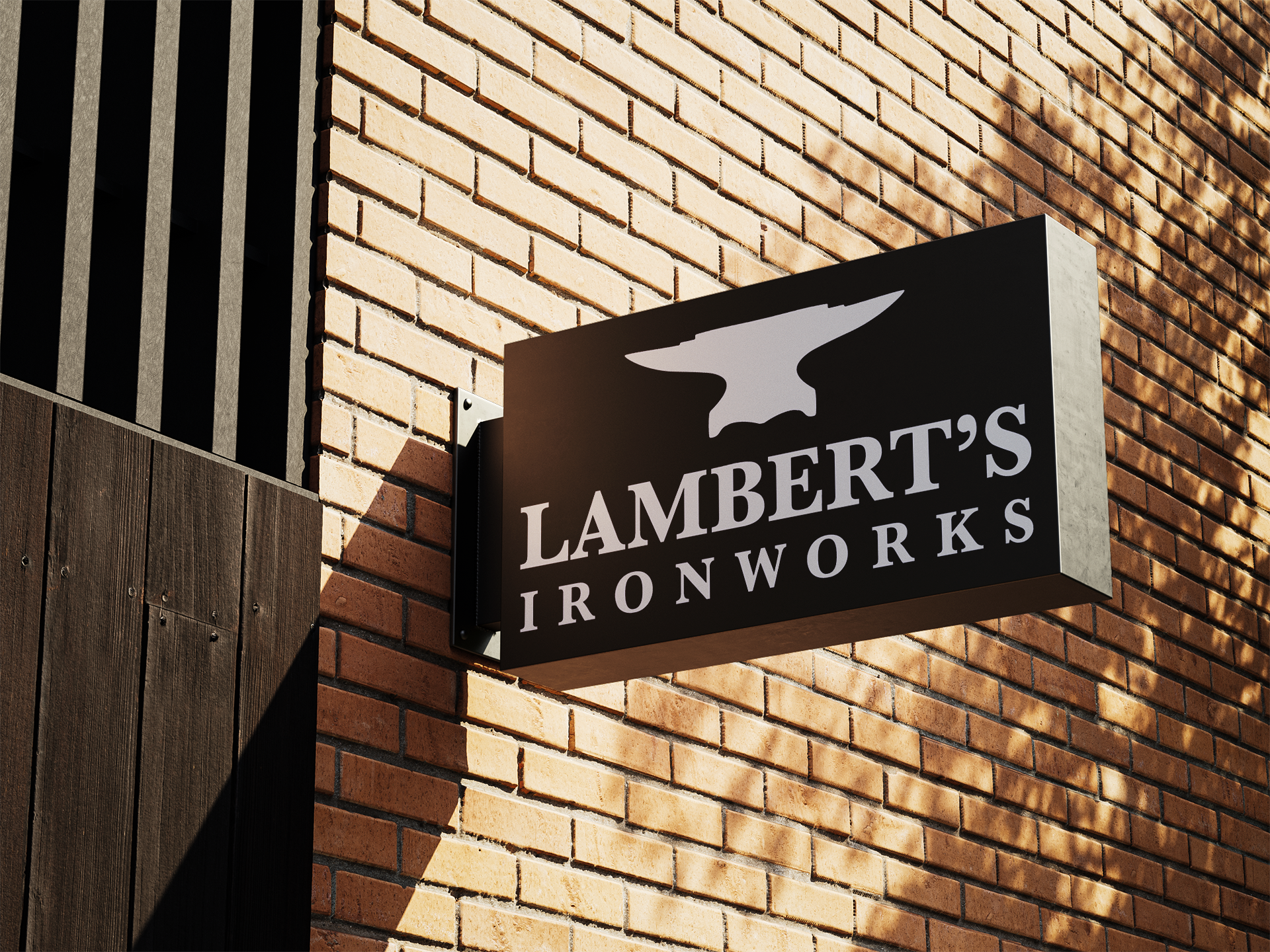 Lamberts signage on building