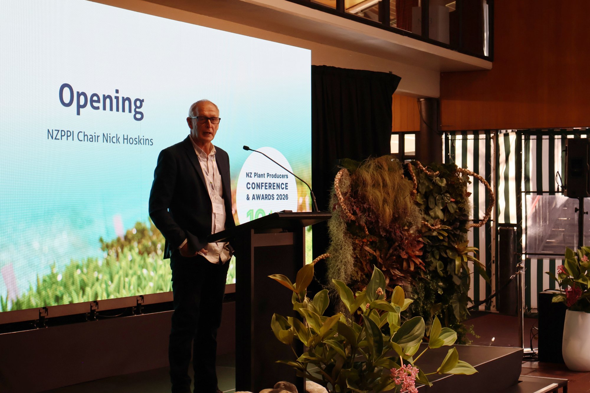 NZPPI Chair Nick Hoskins officially opened the Day 2 conference programme