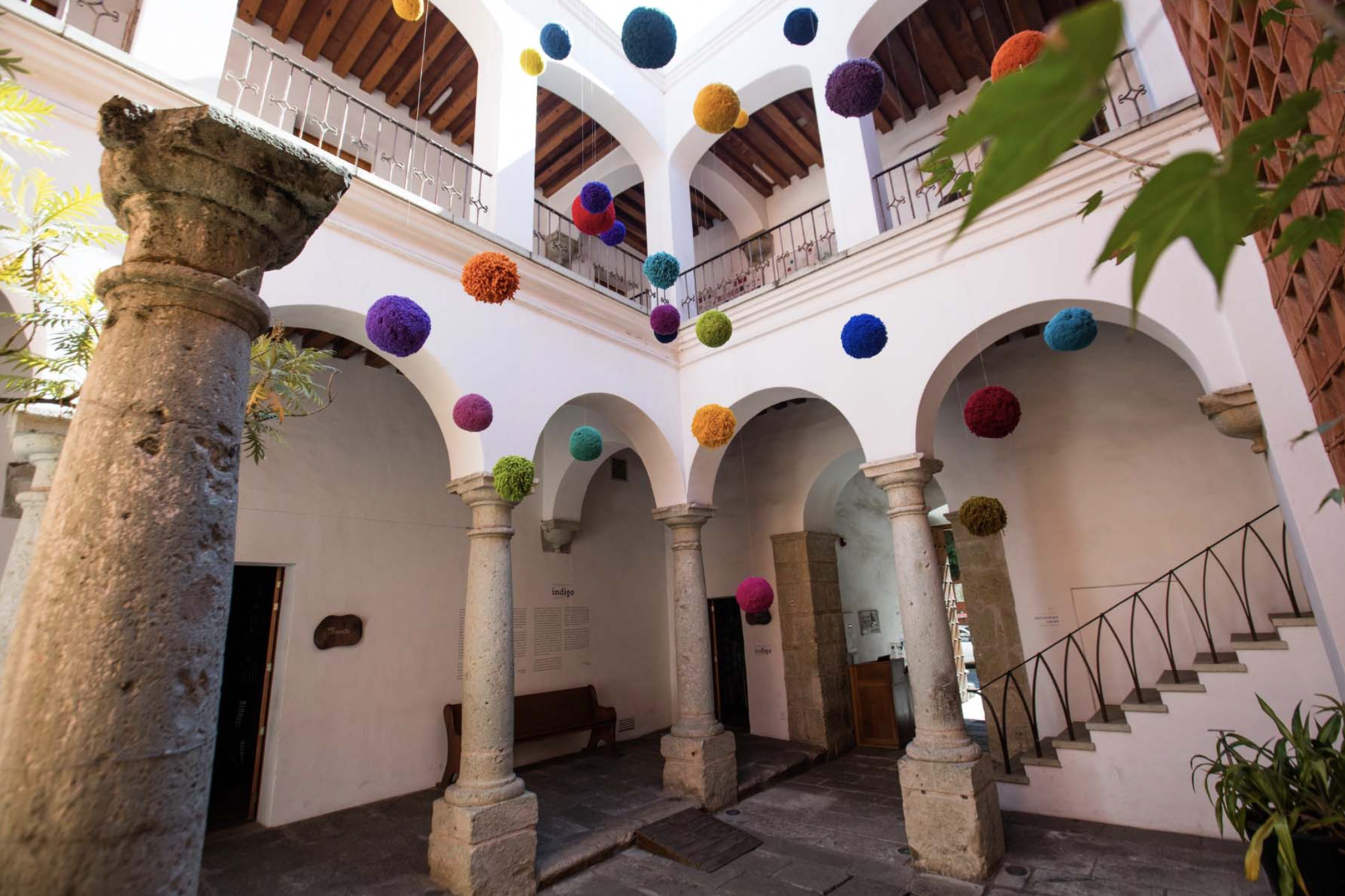    Antídoto    2019, PomPom installation, Textile Museum, Oaxaca, Mexico 