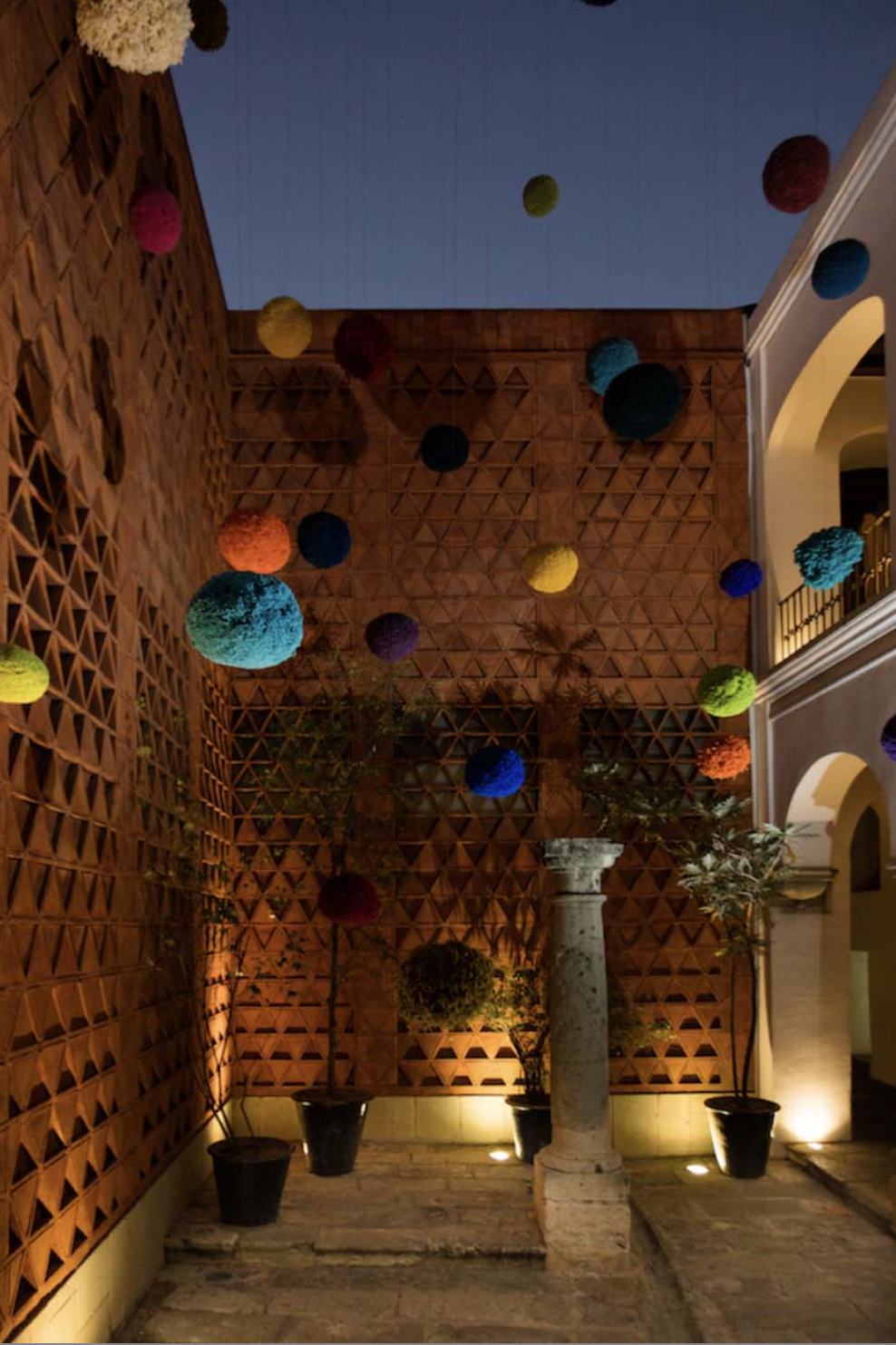    Antídoto    2019, PomPom installation, Textile Museum, Oaxaca, Mexico 