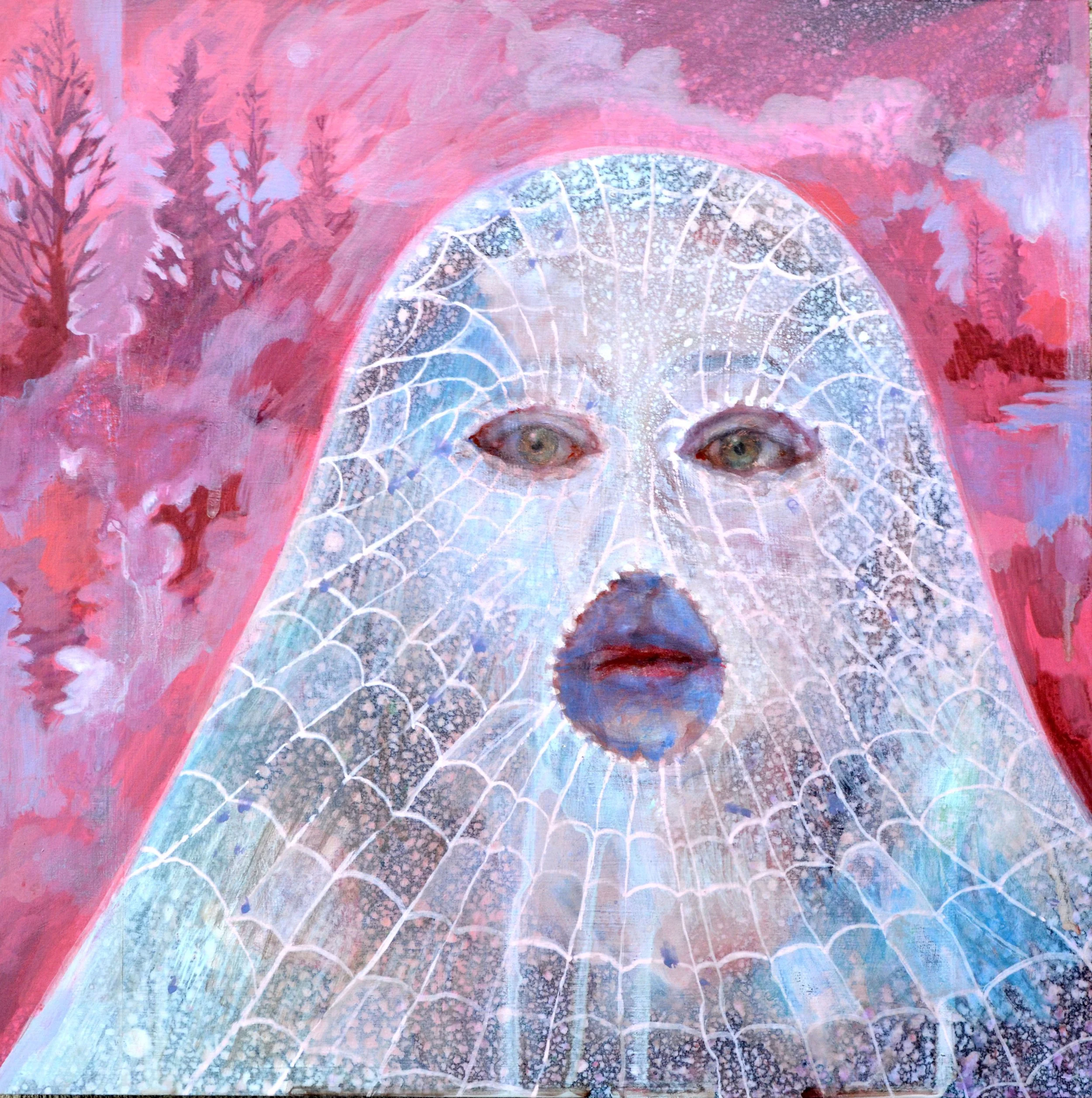 'punish' 12x12" acrylic, 2026