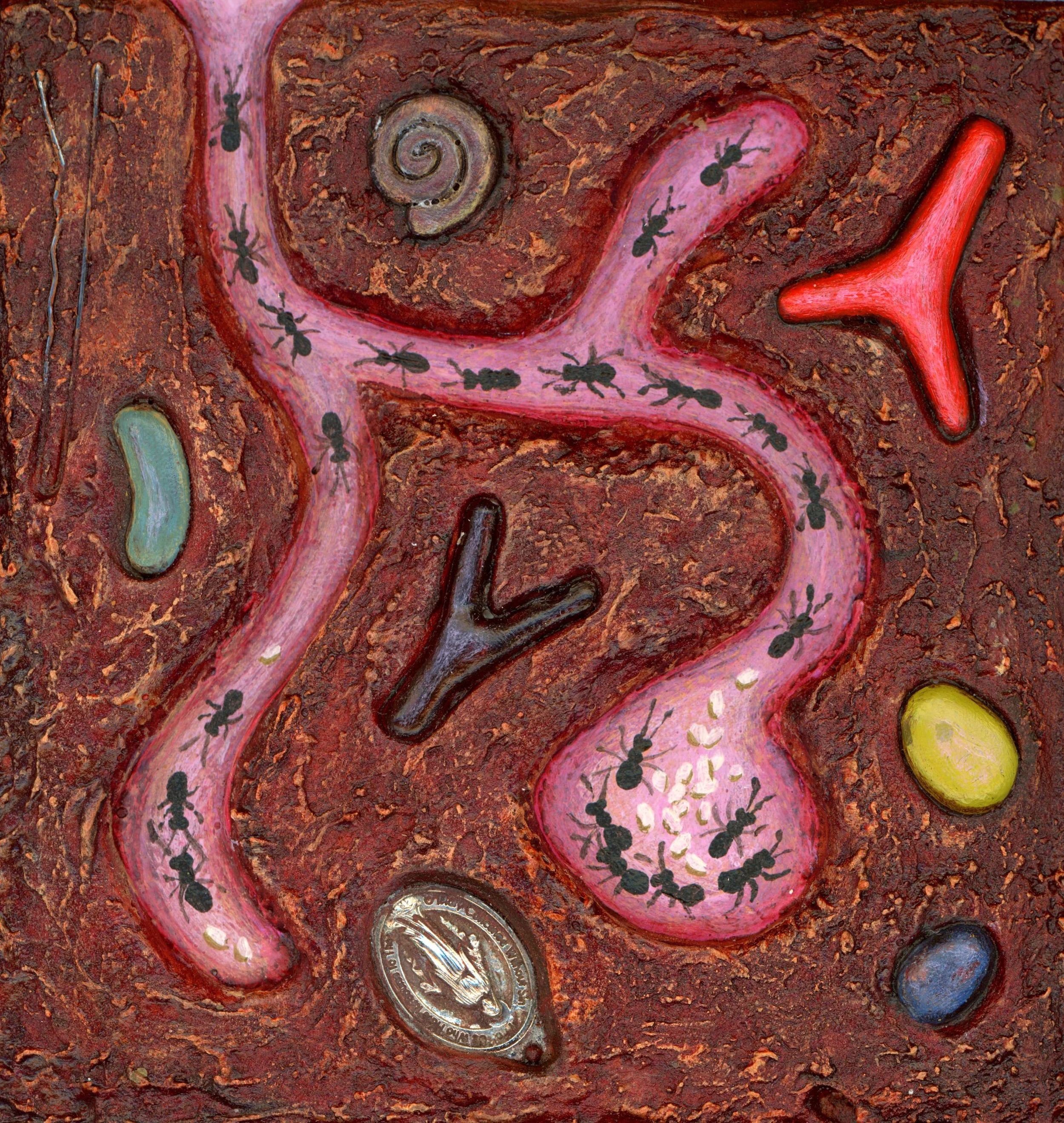 'r/community' 5x5" acrylic, 2026