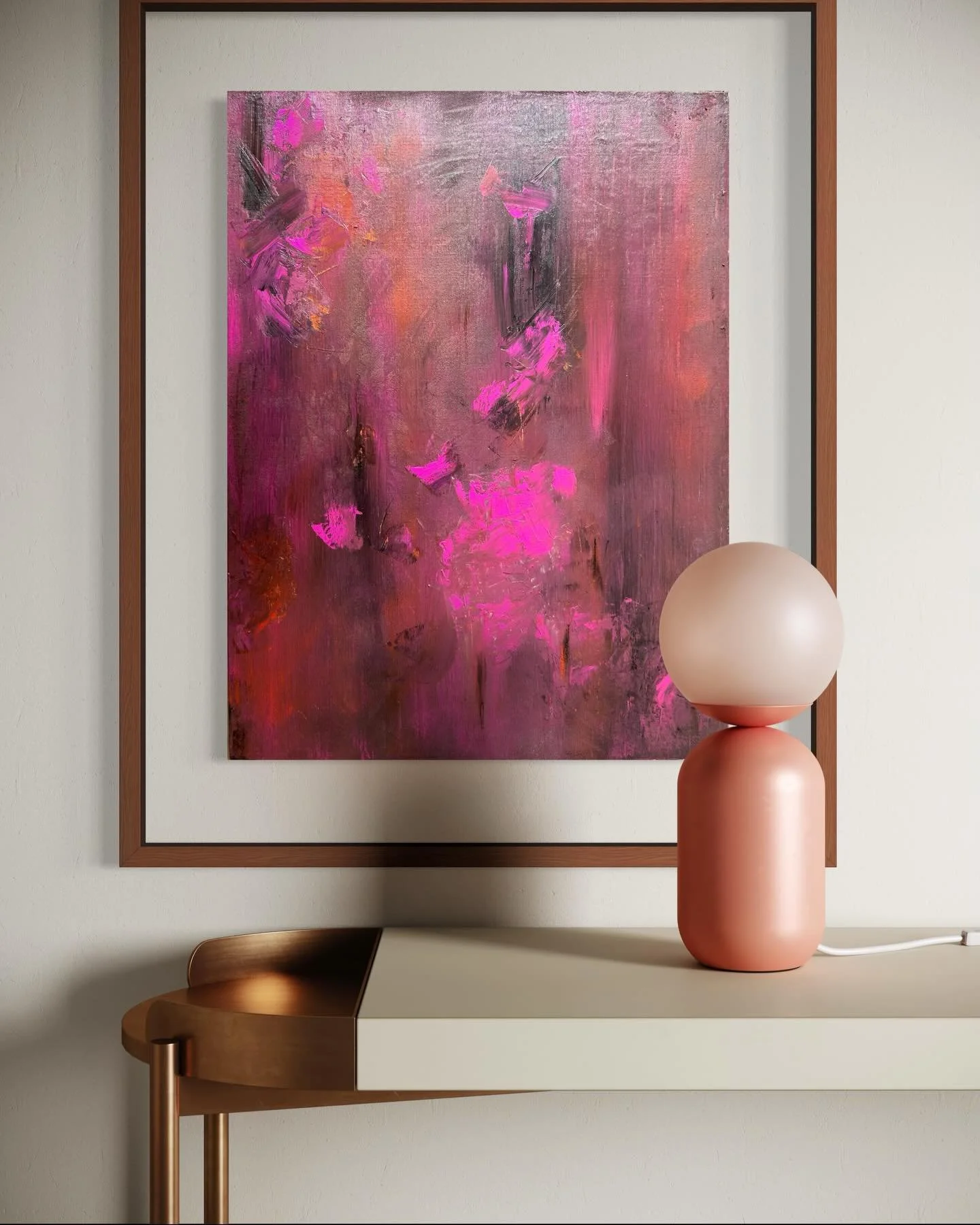 &ldquo;The Pink Enigma&rdquo;

A captivating blend of pink hues creates an ethereal atmosphere, inviting introspection and serenity.

Acrylic on canvas
600 x 400 x 30 

NFS