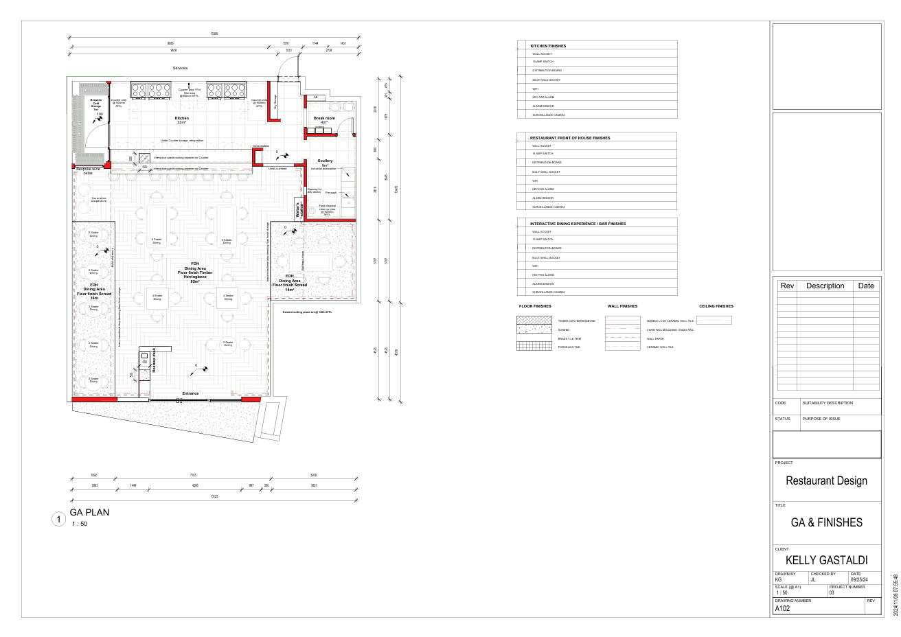 Building & Finishes Plan