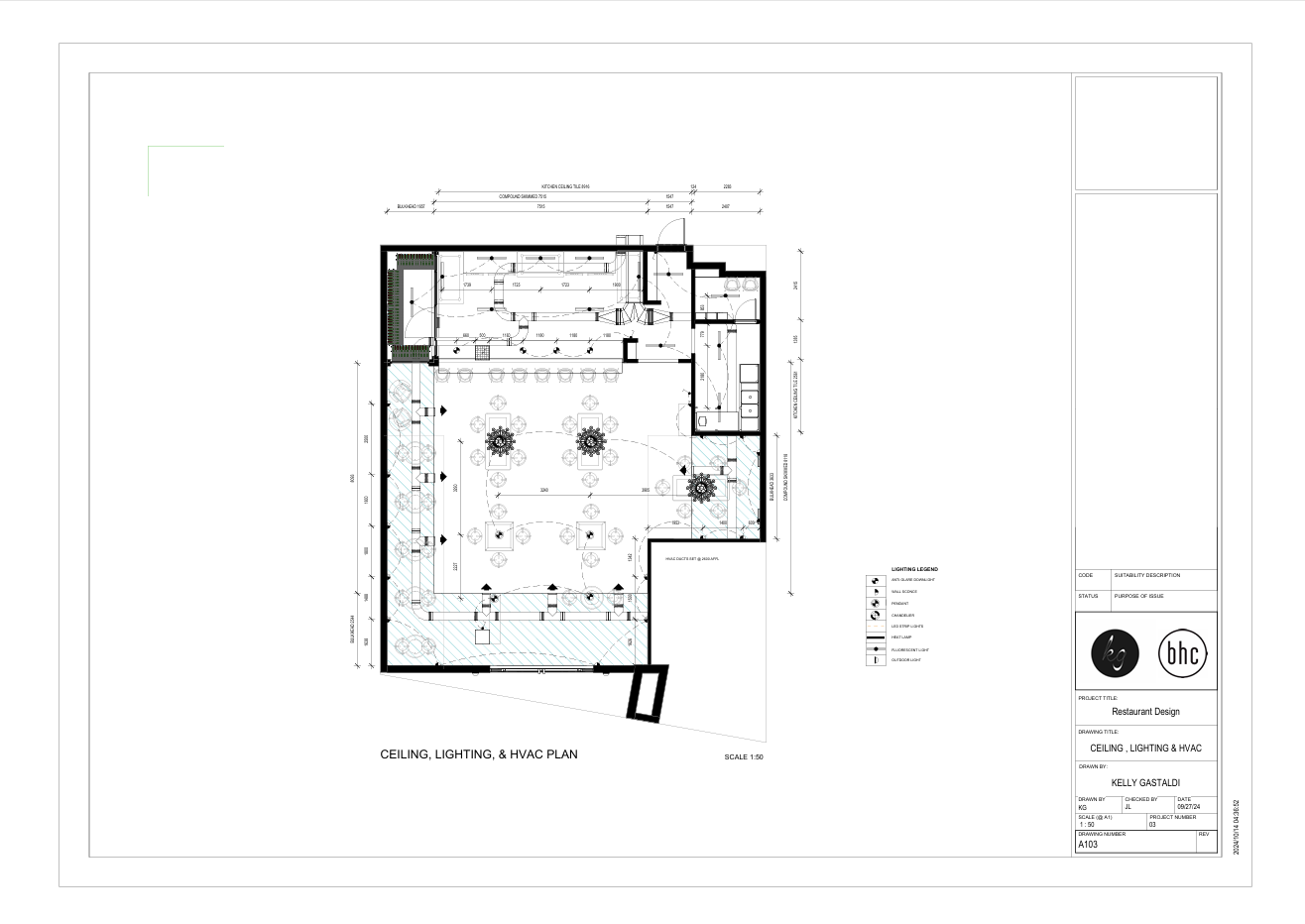 Ceiling & Lighting Plan
