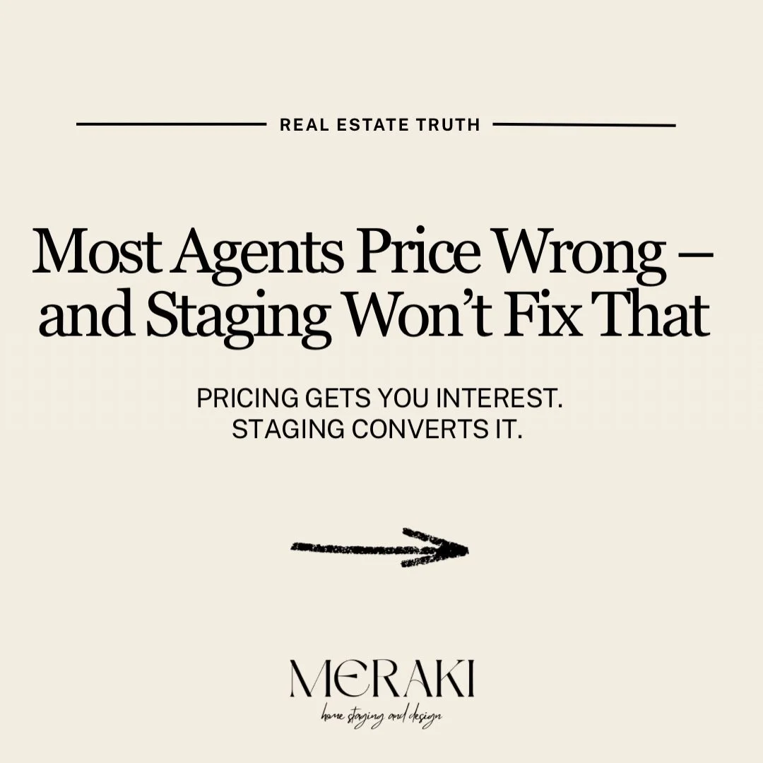Most listings don&rsquo;t struggle because of staging &mdash; They struggle because of pricing. Staging can elevate a home, but it can&rsquo;t fix a strategy that&rsquo;s off.

The strongest results happen when both align &mdash; 
Pricing that drives