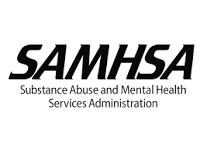 SAMHSA logo with text 'Substance Abuse and Mental Health Services Administration'