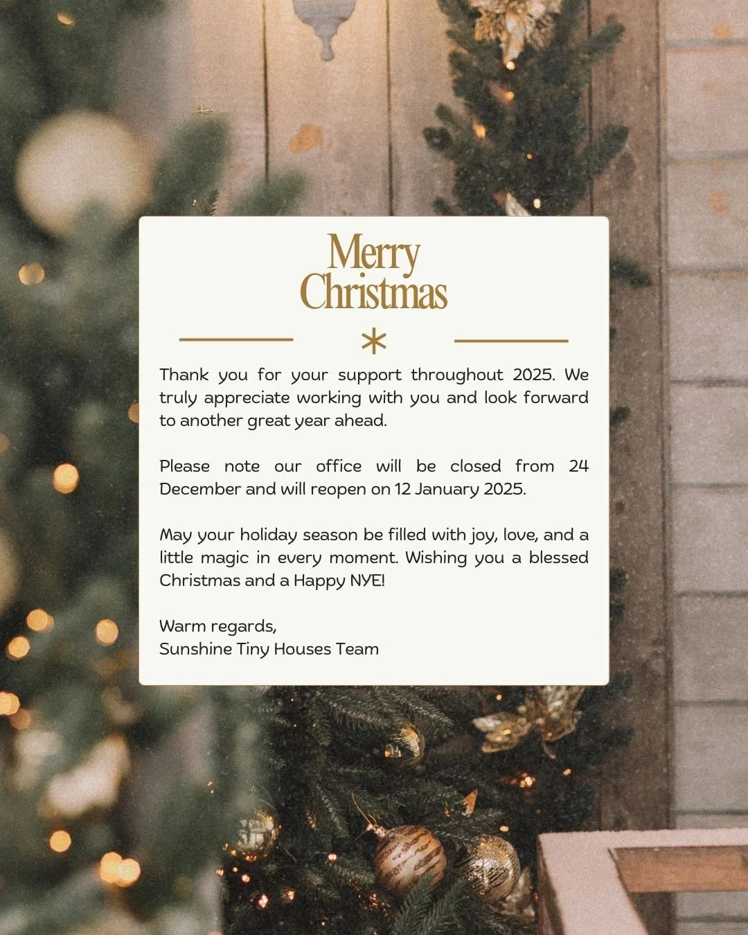 May your Christmas be blessed with warmth, happiness, good health, and the company of those you love most.

Thank you 2025, bring it on 2026!

#Christmas #newyear #building #construction #modularhouse #design #construction #blessed #Noosa #smallbusin