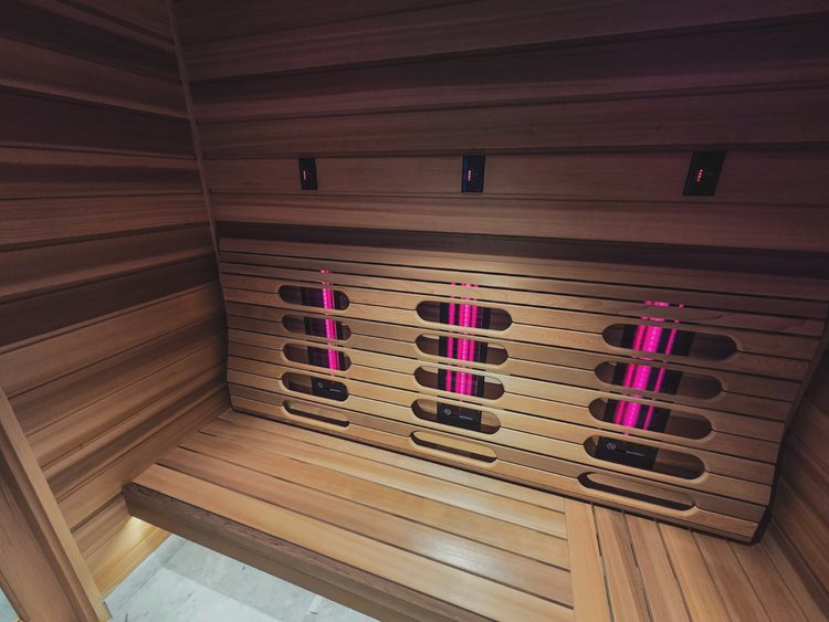 Custom timber sauna