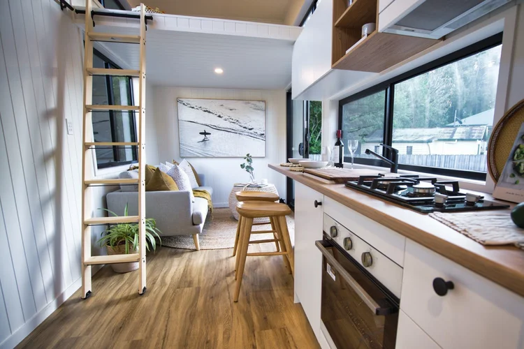 Granite Bay tiny house kitchen
