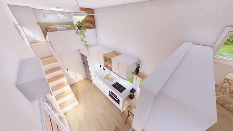 Castaways tiny house layout