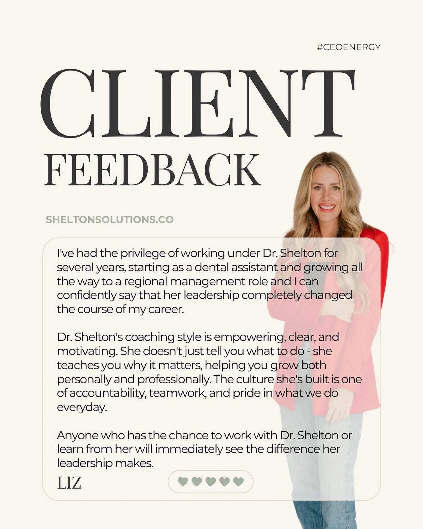 Leadership is one of those things that&rsquo;s hard to explain&hellip; until you feel it.

I&rsquo;m always honored when past team members or clients share how our work together impacted their growth. Coaching isn&rsquo;t about fixing people, it&rsqu