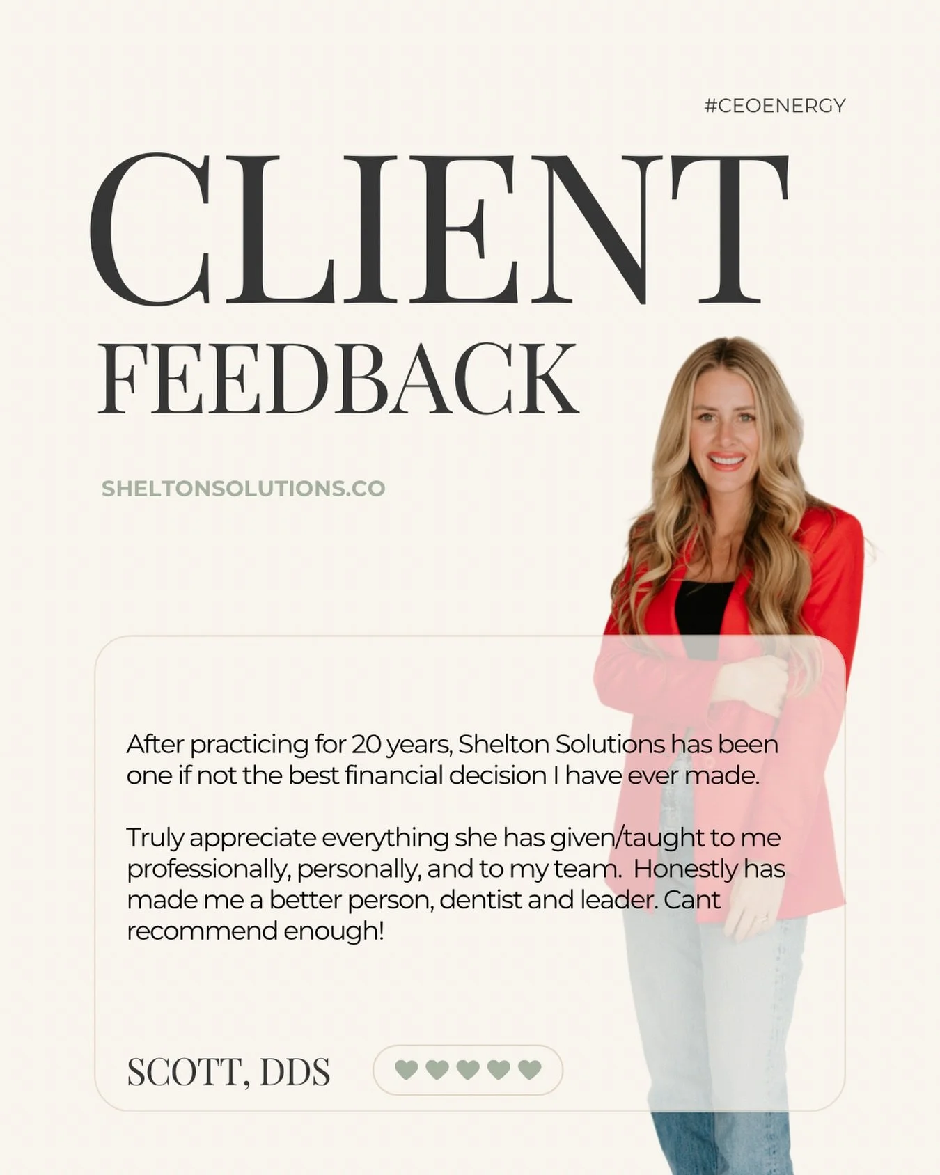 The best feedback I receive isn&rsquo;t about motivation. It&rsquo;s about clarity.

Most dentists spend years mastering clinical dentistry, but no one teaches us how to run the business, lead a team, or build systems that support growth.

When those