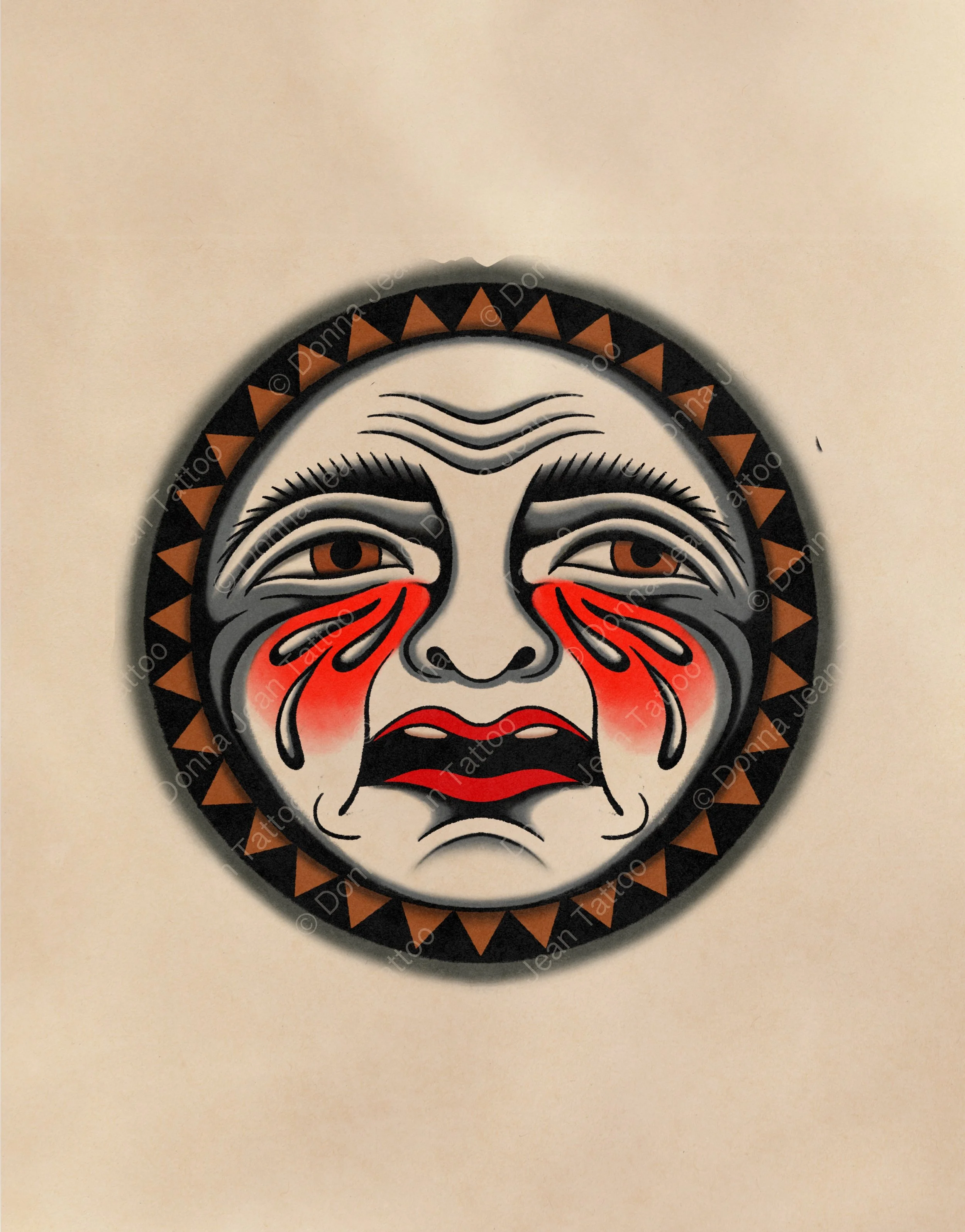 Cryin' Moon - minimum 5"