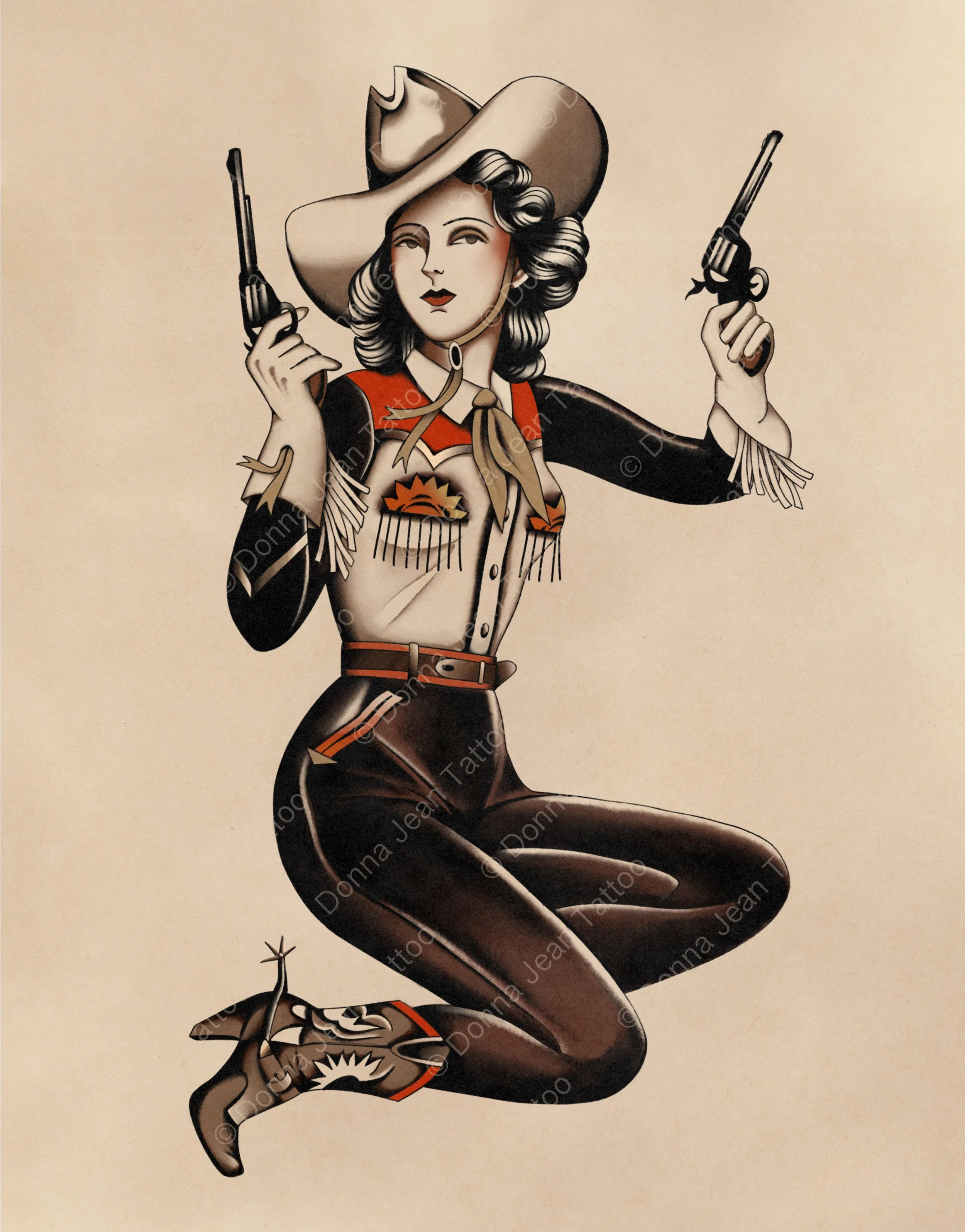 Cowgal - minimum 8"
