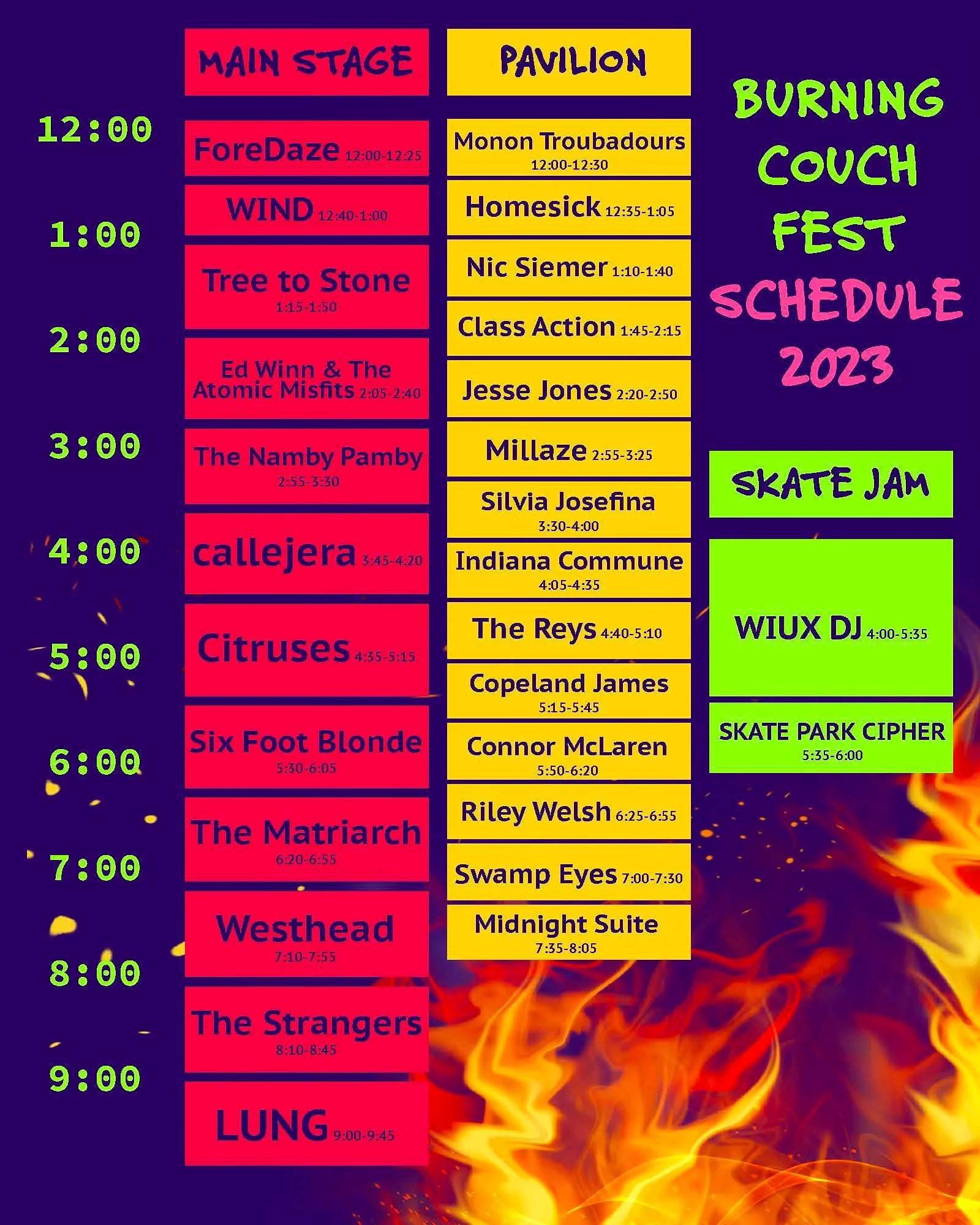 BURNING COUCH FESTIVAL