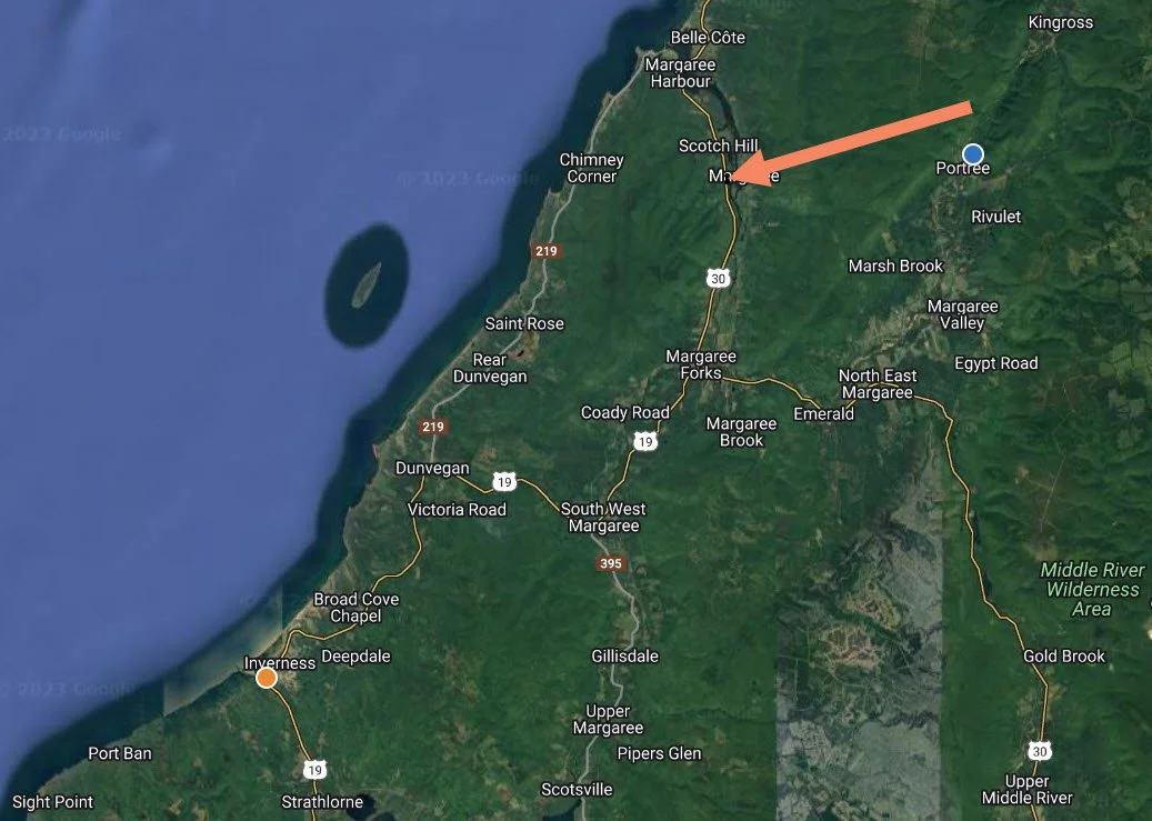 SOLD *** Trailer, 4 acres, Margaree River.... 169,000 — Inverness