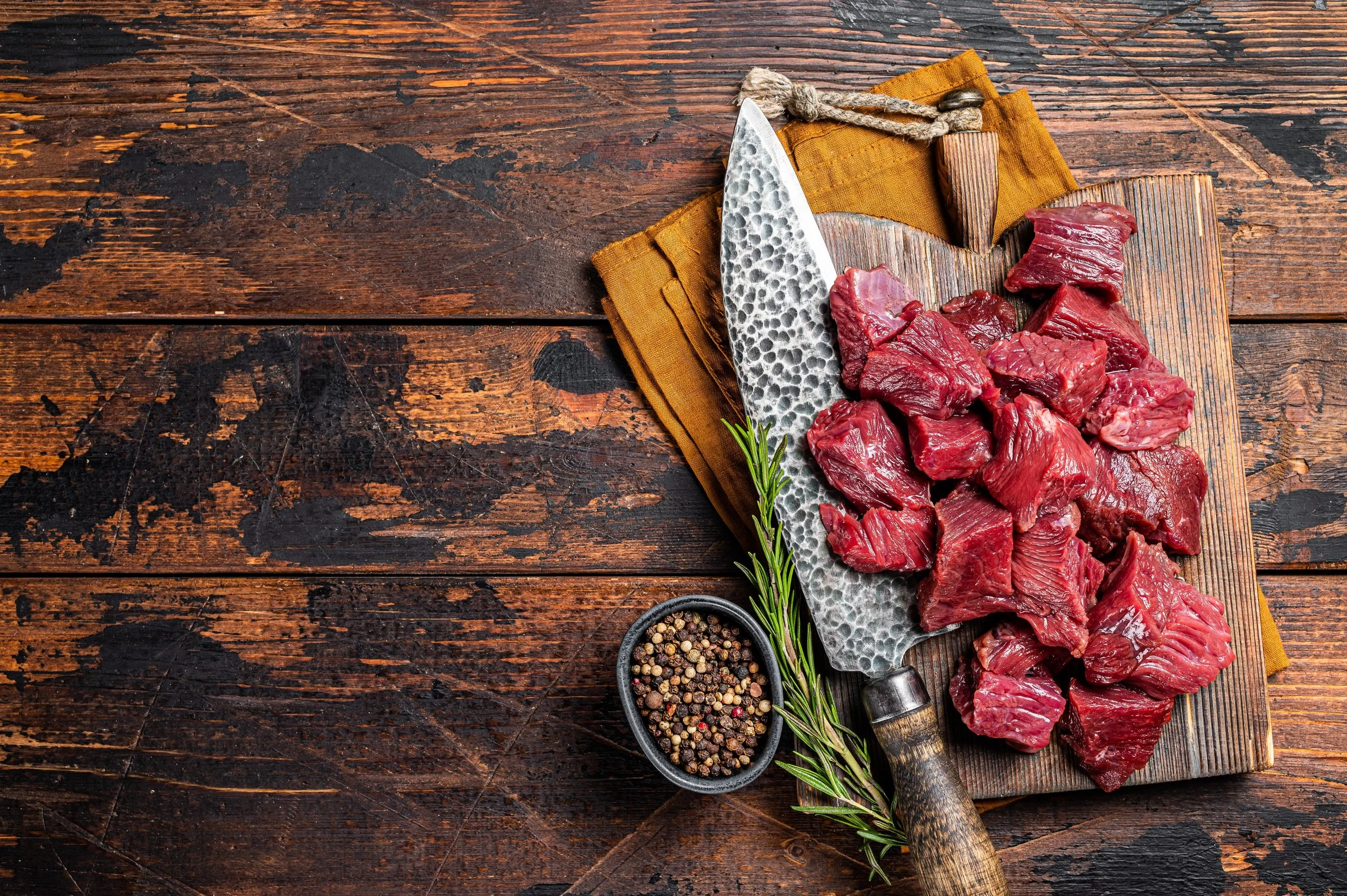 Diced Wild Venison (Stewing Chunks)