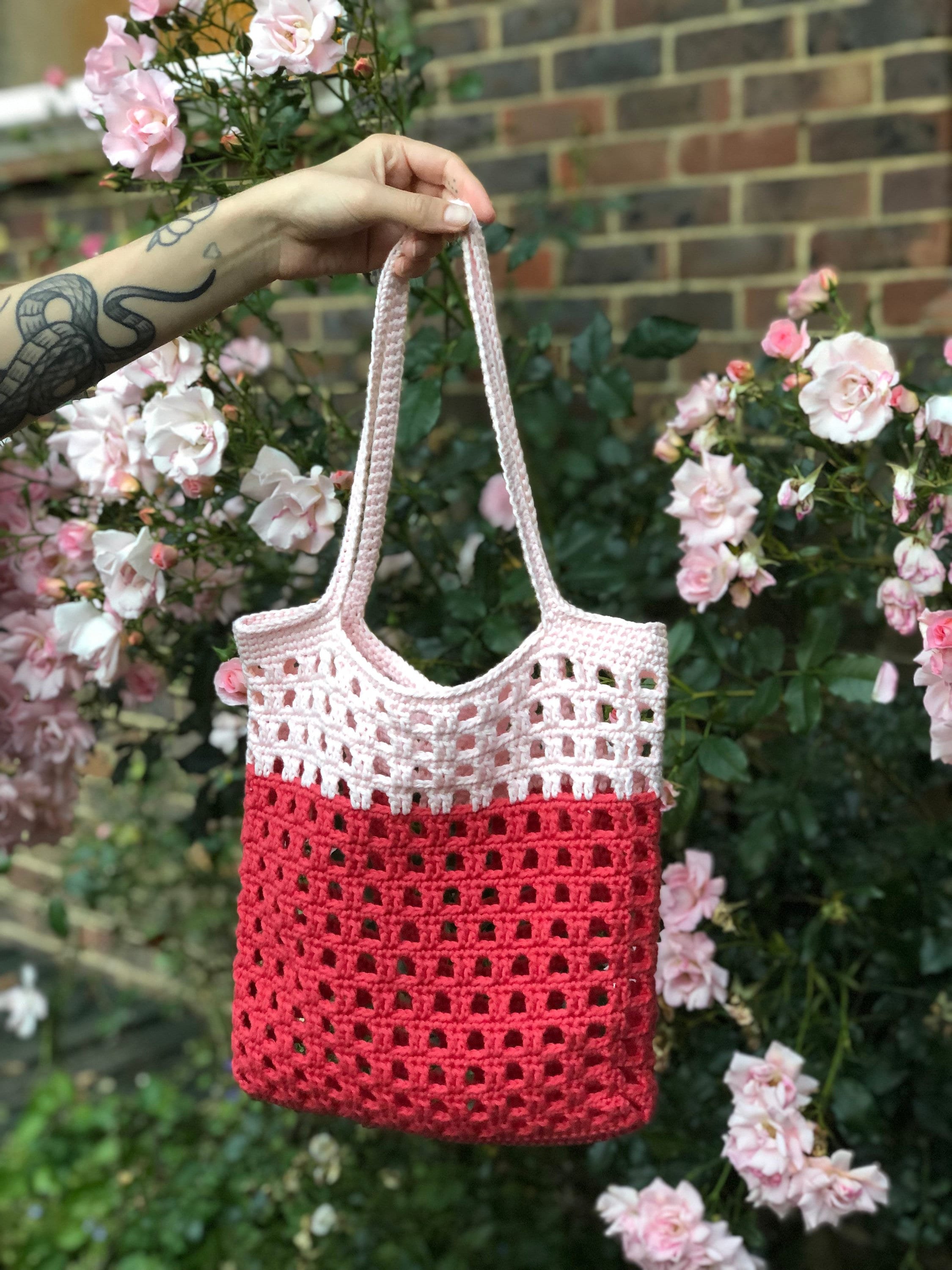 meganfaithmakes, crochet-pattern, crochet-market-bag, crochet-bag-pattern, palazzo-bag