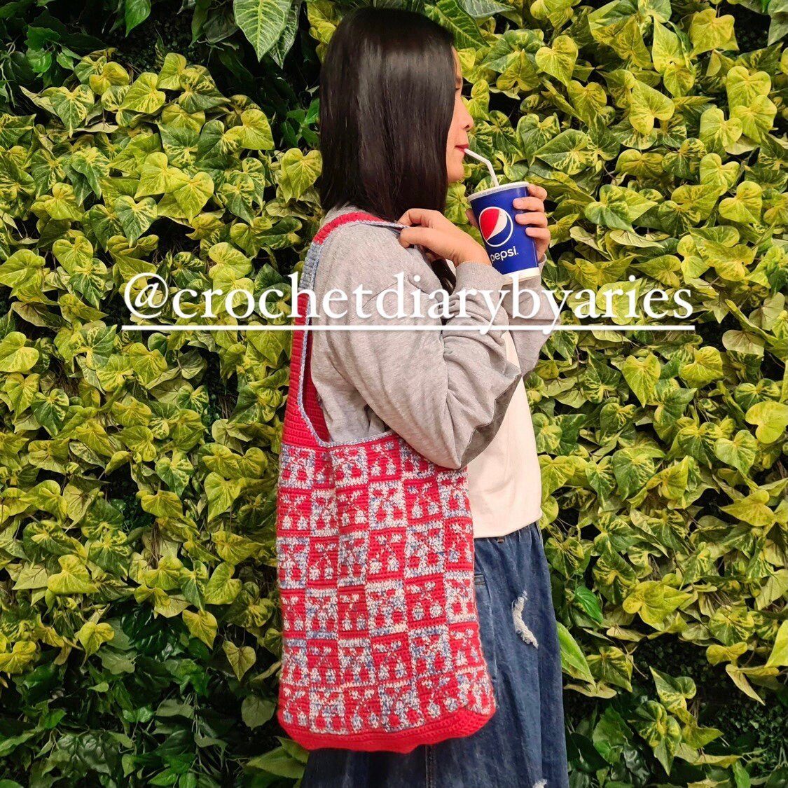 Meganfaithmakes, very-cherry-tote, crochet-bag, crochet-pattern, crochet-bag-pattern