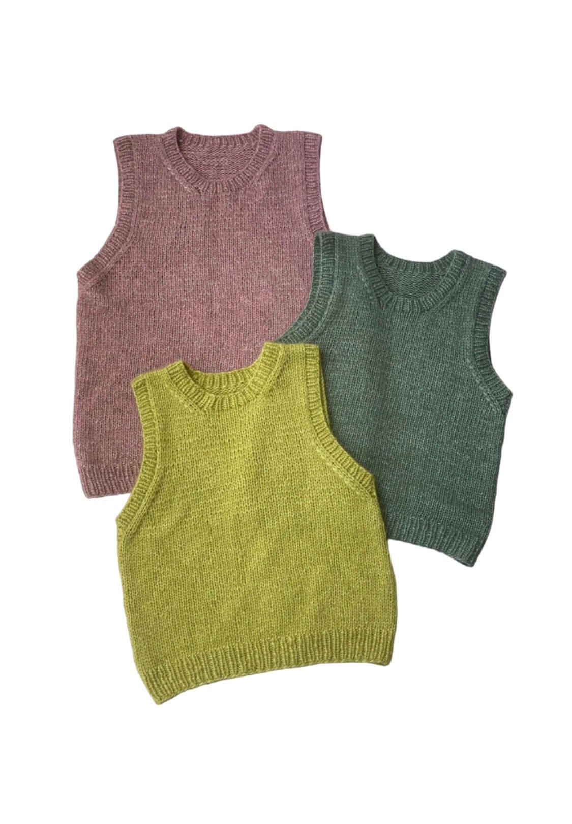 olive-vest, knitting-pattern, unisex-knitting-pattern, meganfaithmakes