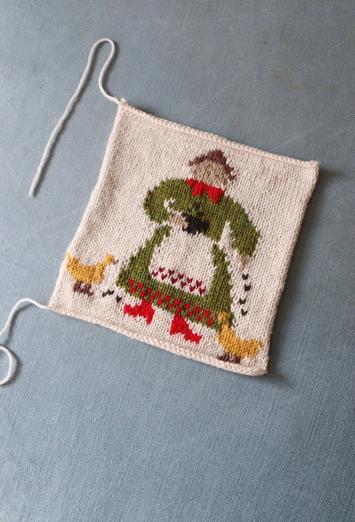 meganfaithmakes, folk people vest, knitting pattern, baby knit