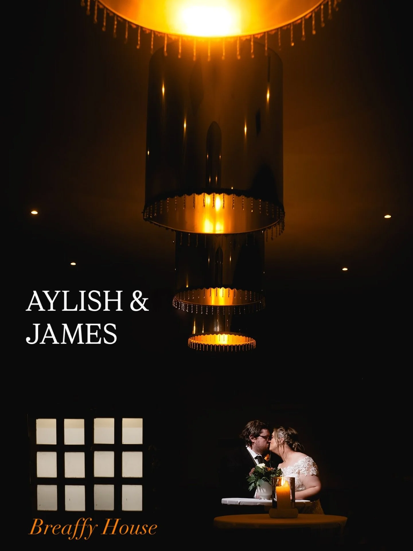 Aylish &amp; James 🌿 A little creative lighting @breaffyhousehotel