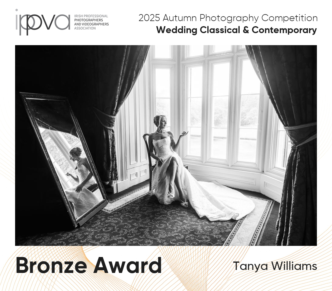 Award winning wedding photography photo taken at Belleek Castle