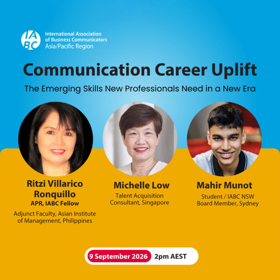IABC APAC: Communications Career Uplift