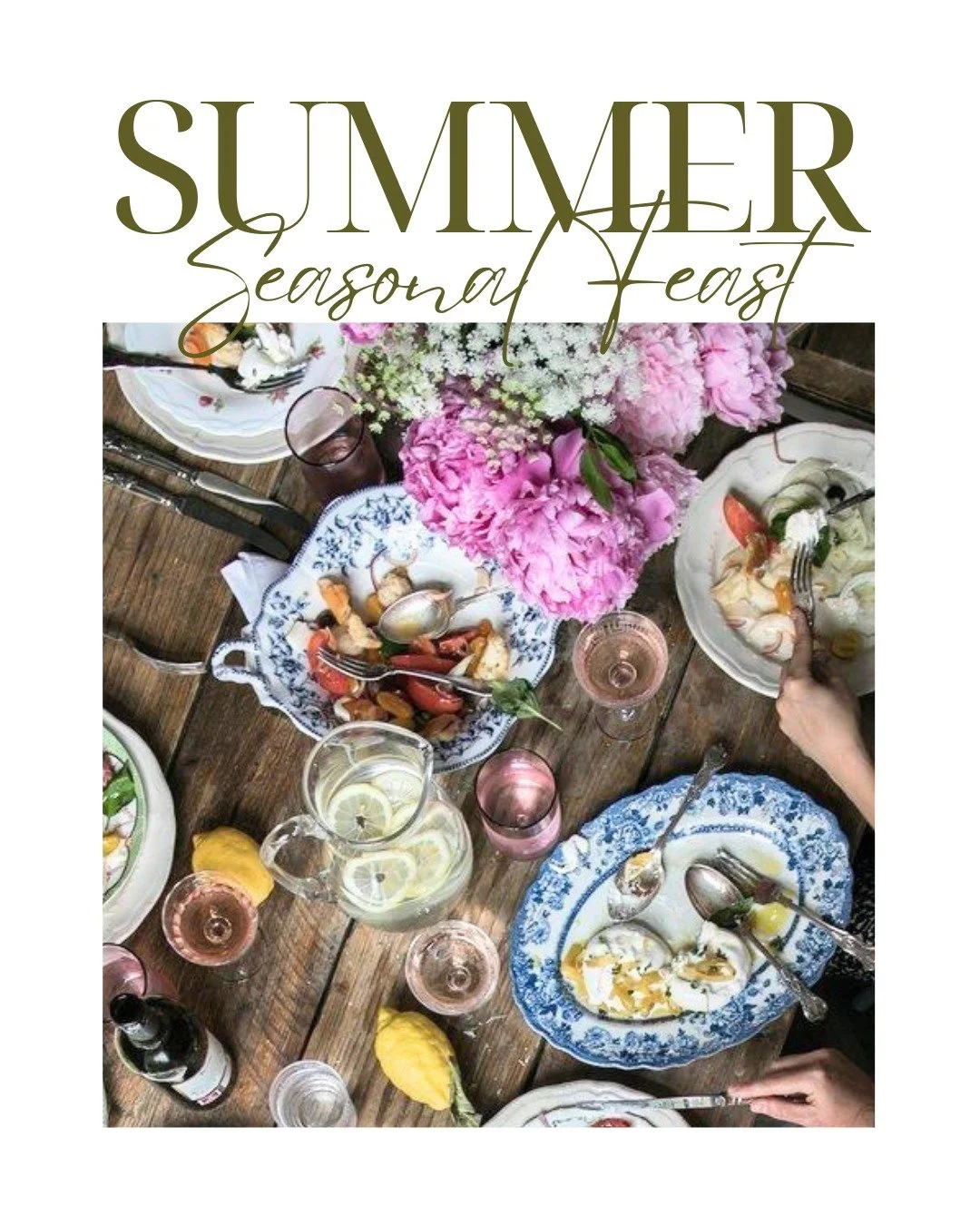 Summer Seasonal Feast 🌞

Join us on Sunday, August 10th, for an abundant Summer Seasonal Feast at the Chariclo farmhouse and garden. 

Sunday 10th August
1pm onwards

After the heartwarming success of our Lebanese supper club, we&rsquo;re back with 