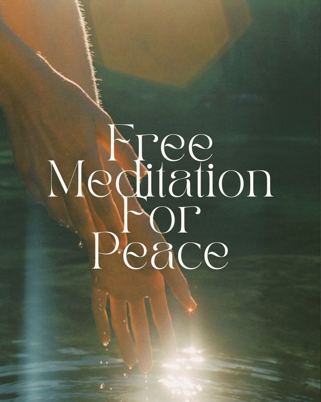 FREE 40-Day Guided Meditation for Peace