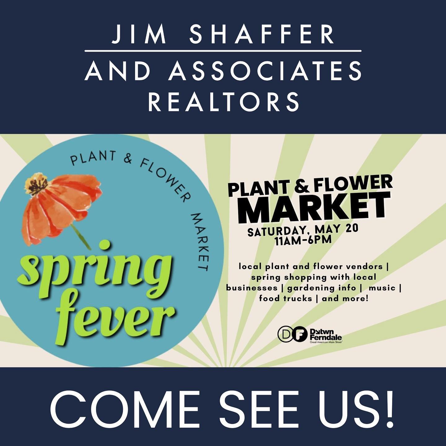 🌸🌿 Spring is in full bloom in Downtown Ferndale! 🌺🌼
⠀
Join JSA at the Spring Fever Plant &amp; Flower Sale on West Troy Street (221 W. Troy Ferndale, MI 48220) tomorrow, Saturday, May 20, from 11 am to 6 pm.
⠀
📸 We'll have our adorable photo boo