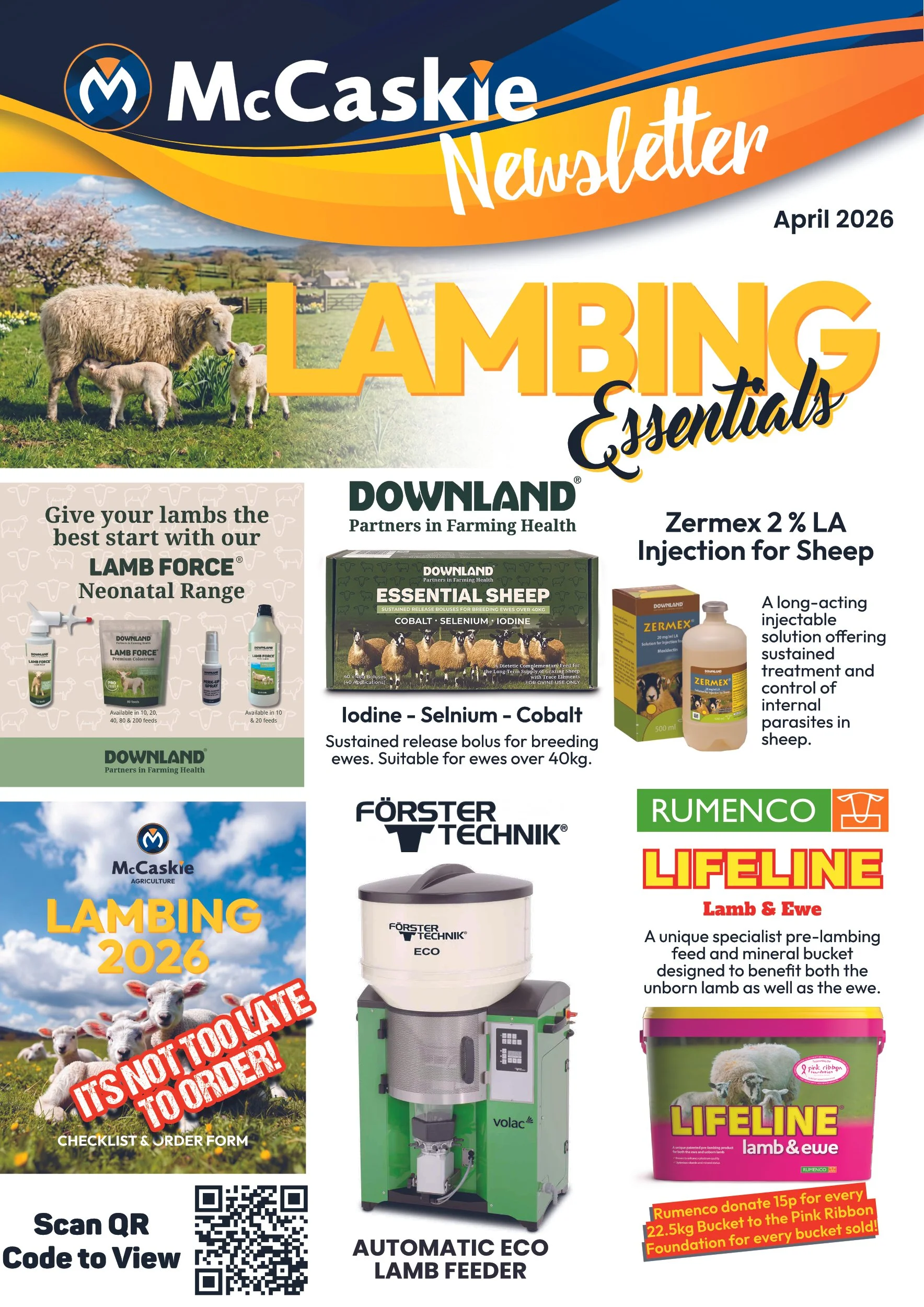 McCaskie Monthly Newsletter April 2026