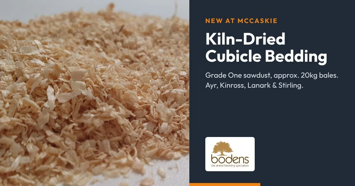 New at McCaskie: Bodens Kiln-Dried Cubicle Bedding