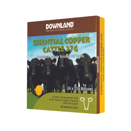 Downland Essential Copper Cattle plus bolus pack