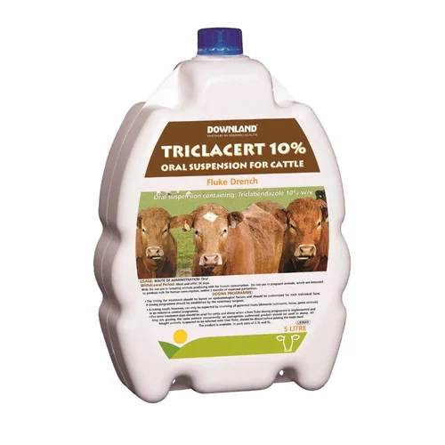 Downland Triclacert 10% oral suspension for cattle, 5 litre