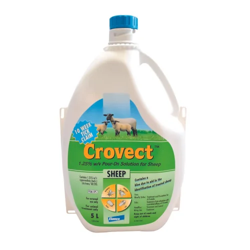 Crovect pour-on for sheep, five litre