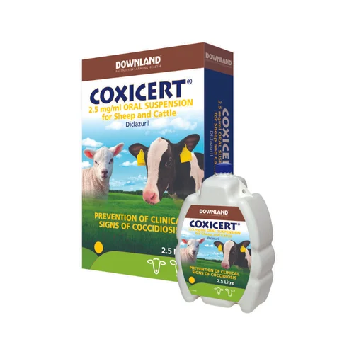 Coxicert oral suspension for coccidiosis in lambs
