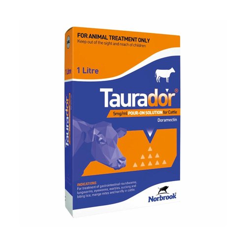 Taurador pour-on for cattle