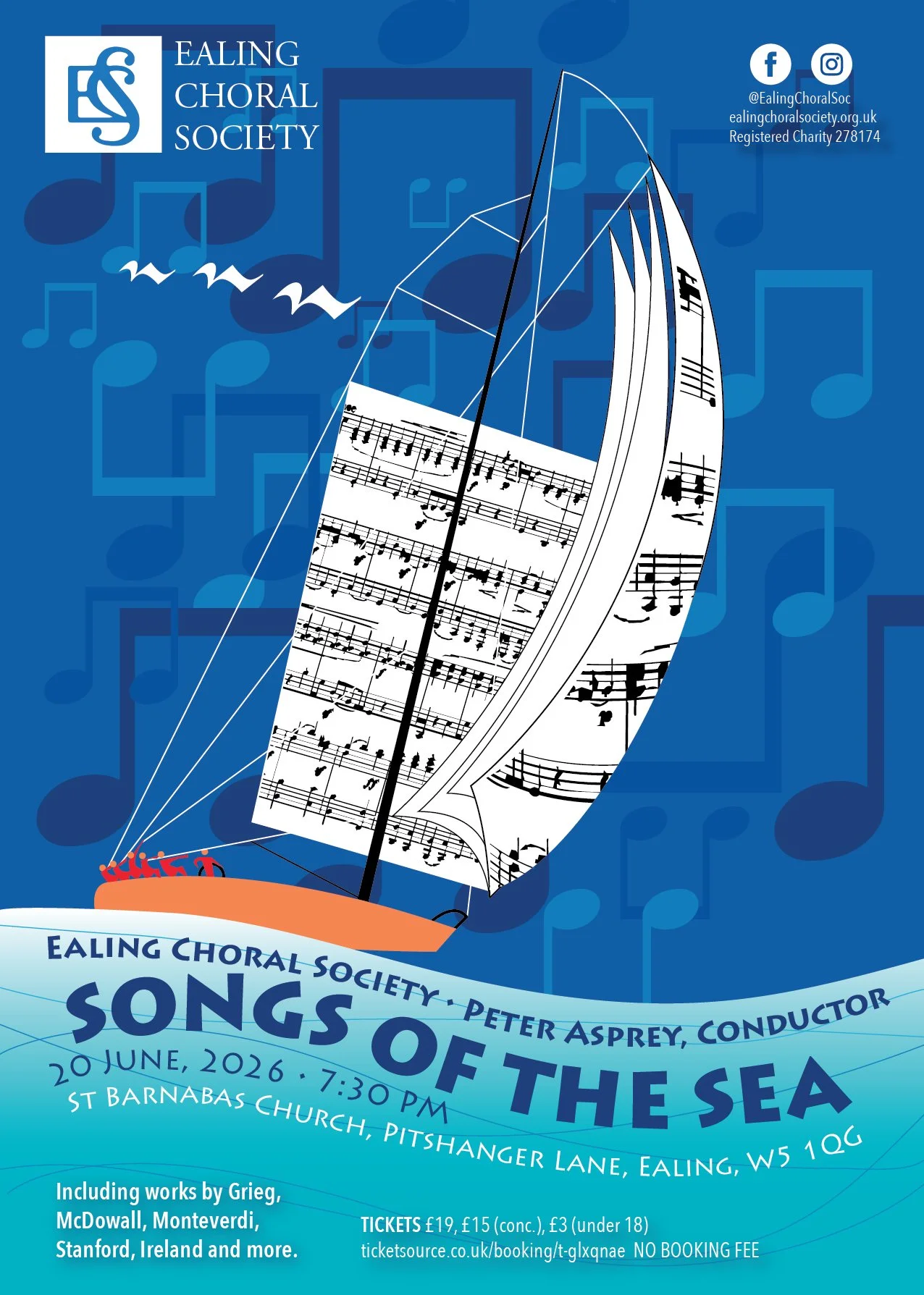 Ealing Choral Society - Songs of the Sea