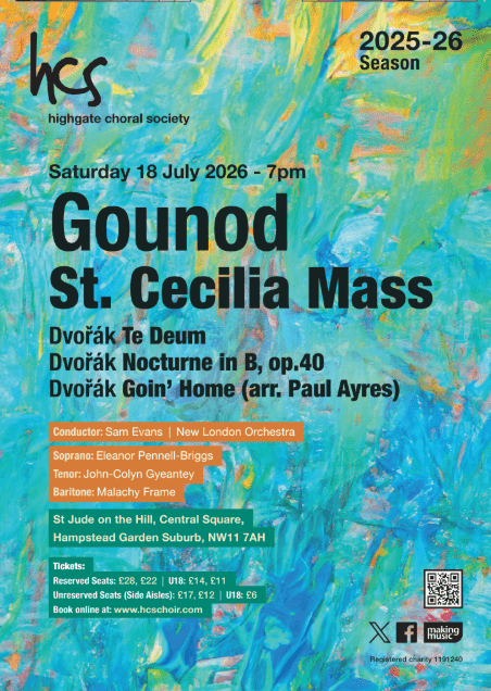 Highgate Choral Society - Gounod: St Cecilia Mass