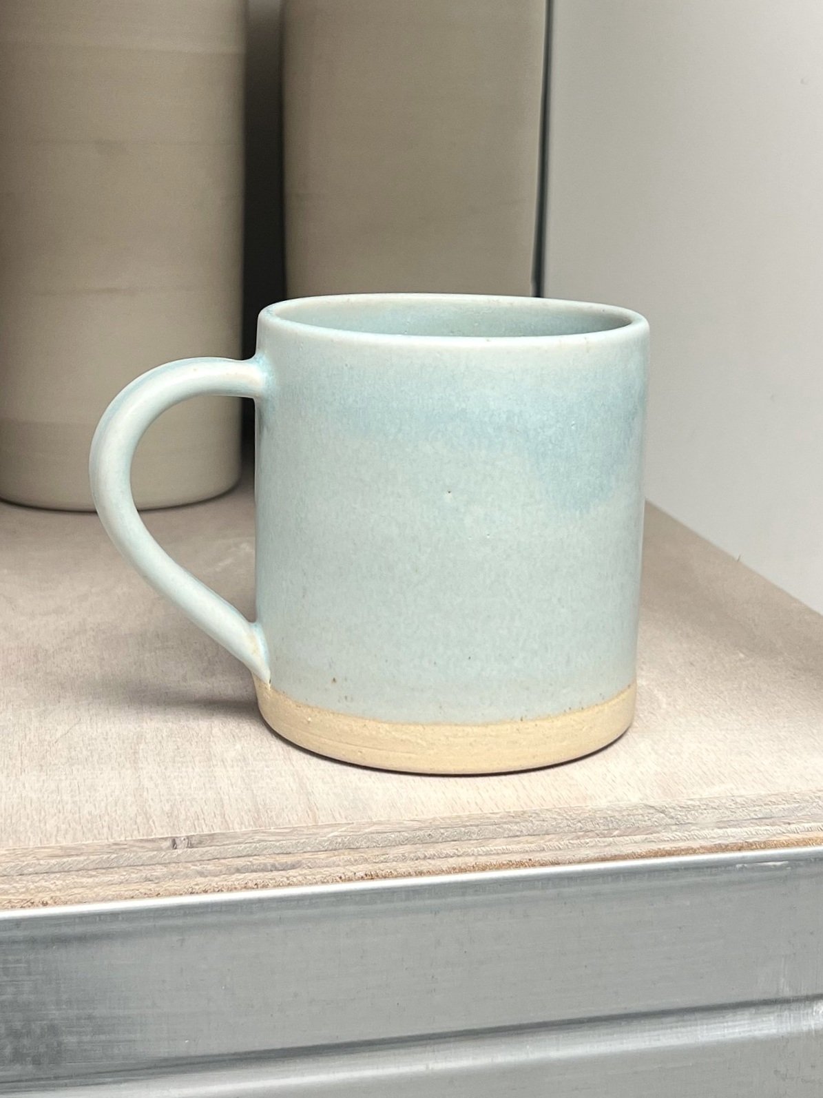 Seconds Large Mug, Mist Blue