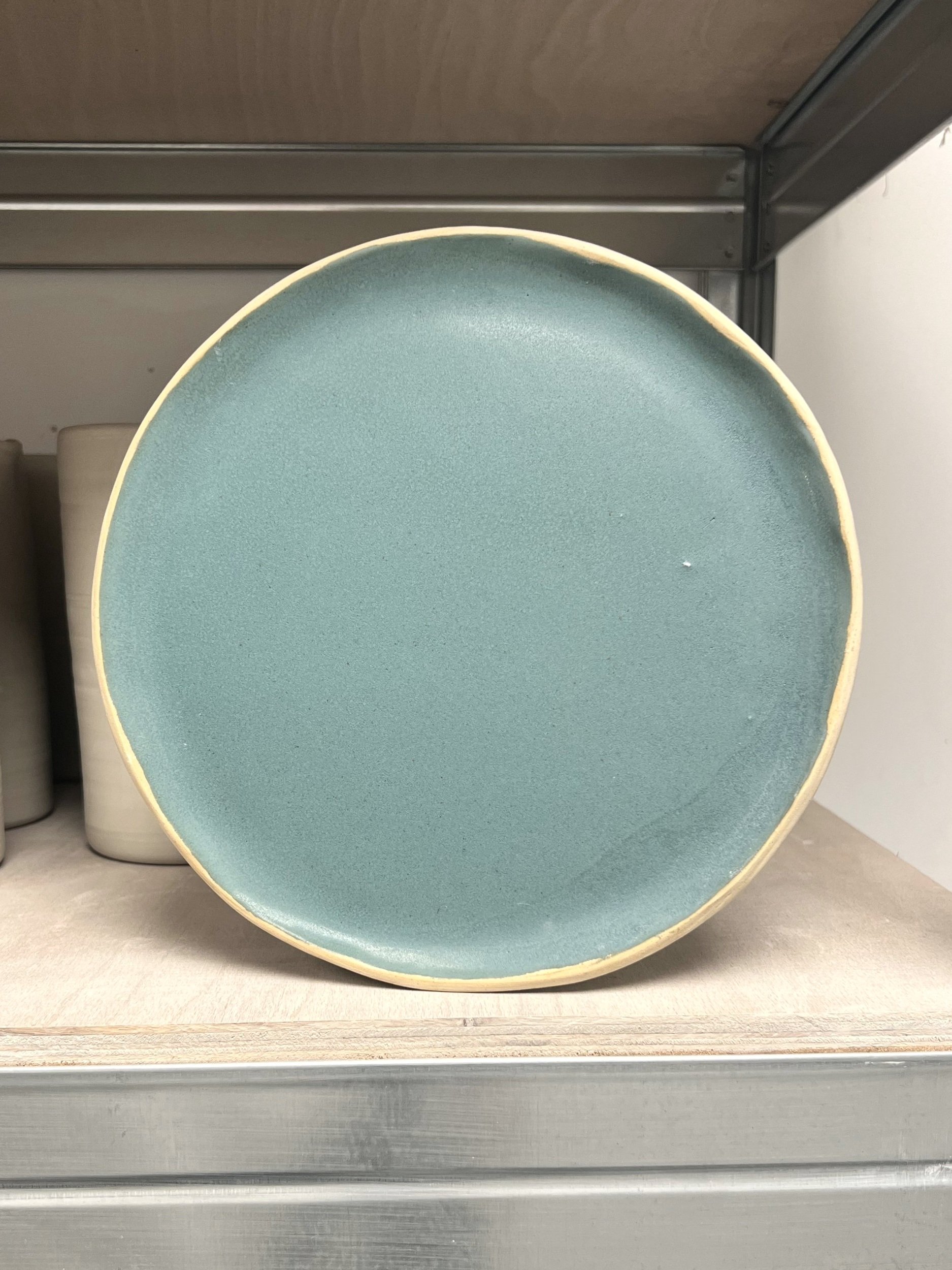 Seconds Plate, 22cm, Sea Green