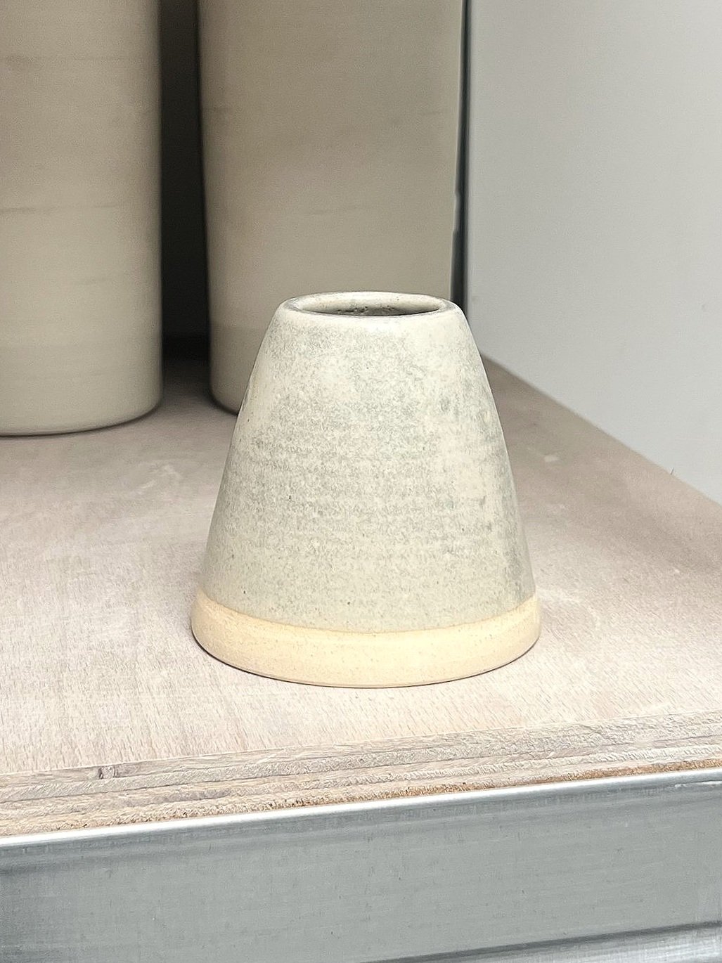 Seconds Bud Vase, Pebble Grey