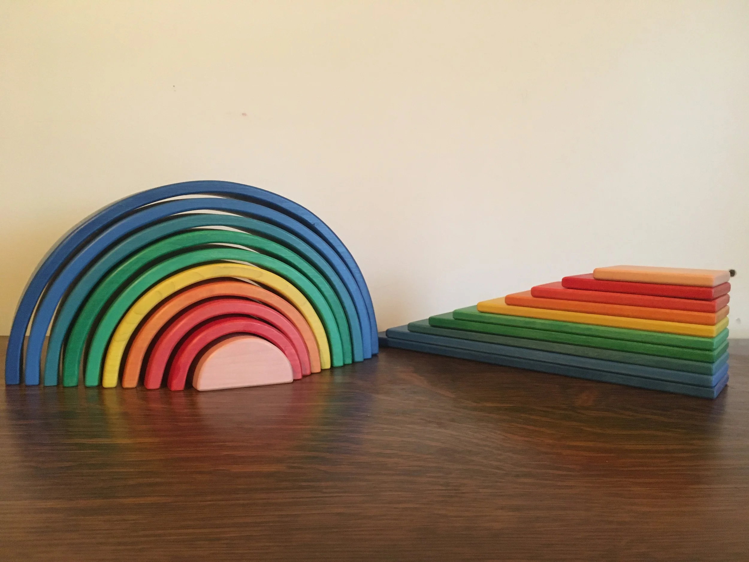 Rainbow Stacker and Flat Planks