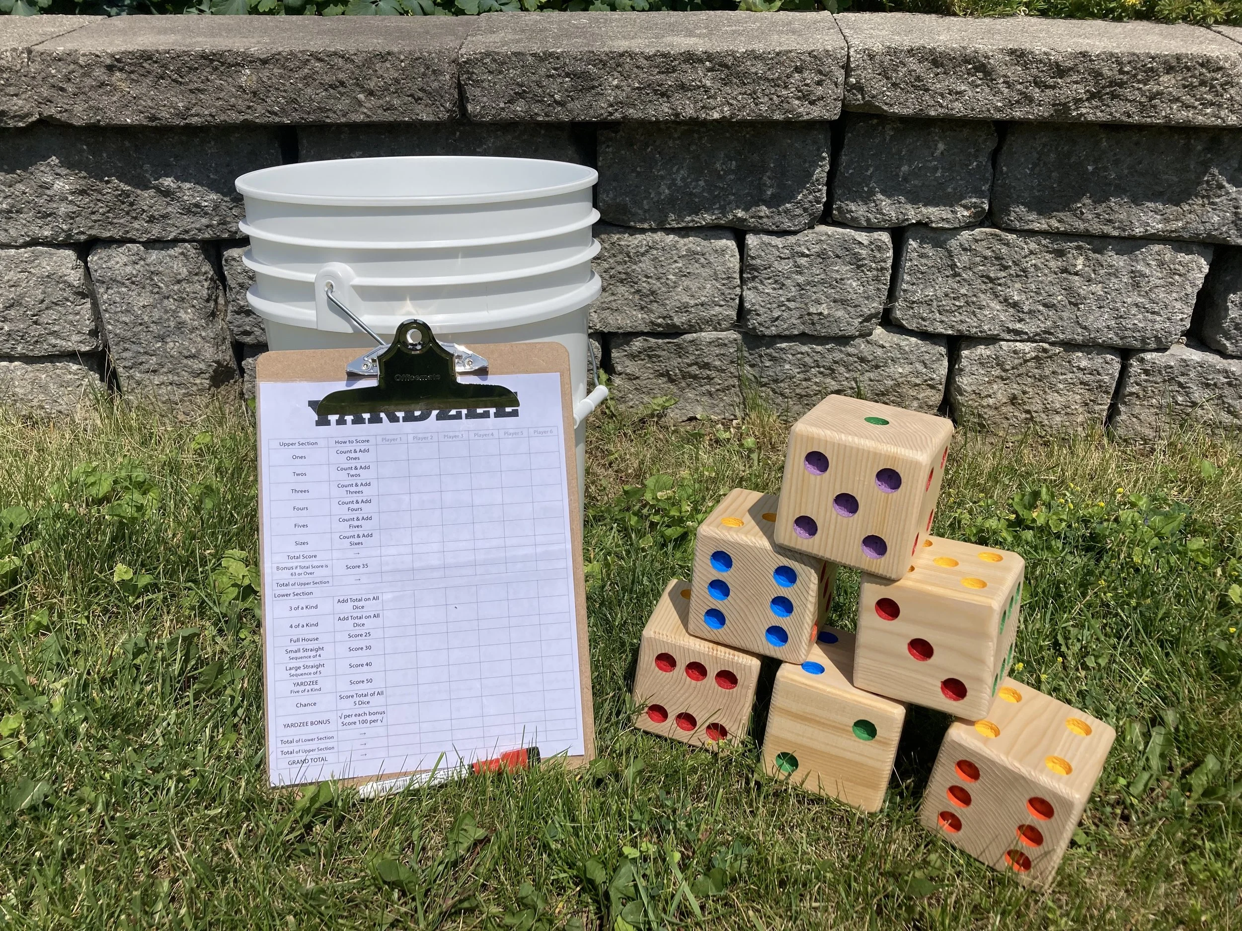 Yardzee/Yardkle Outdoor Game