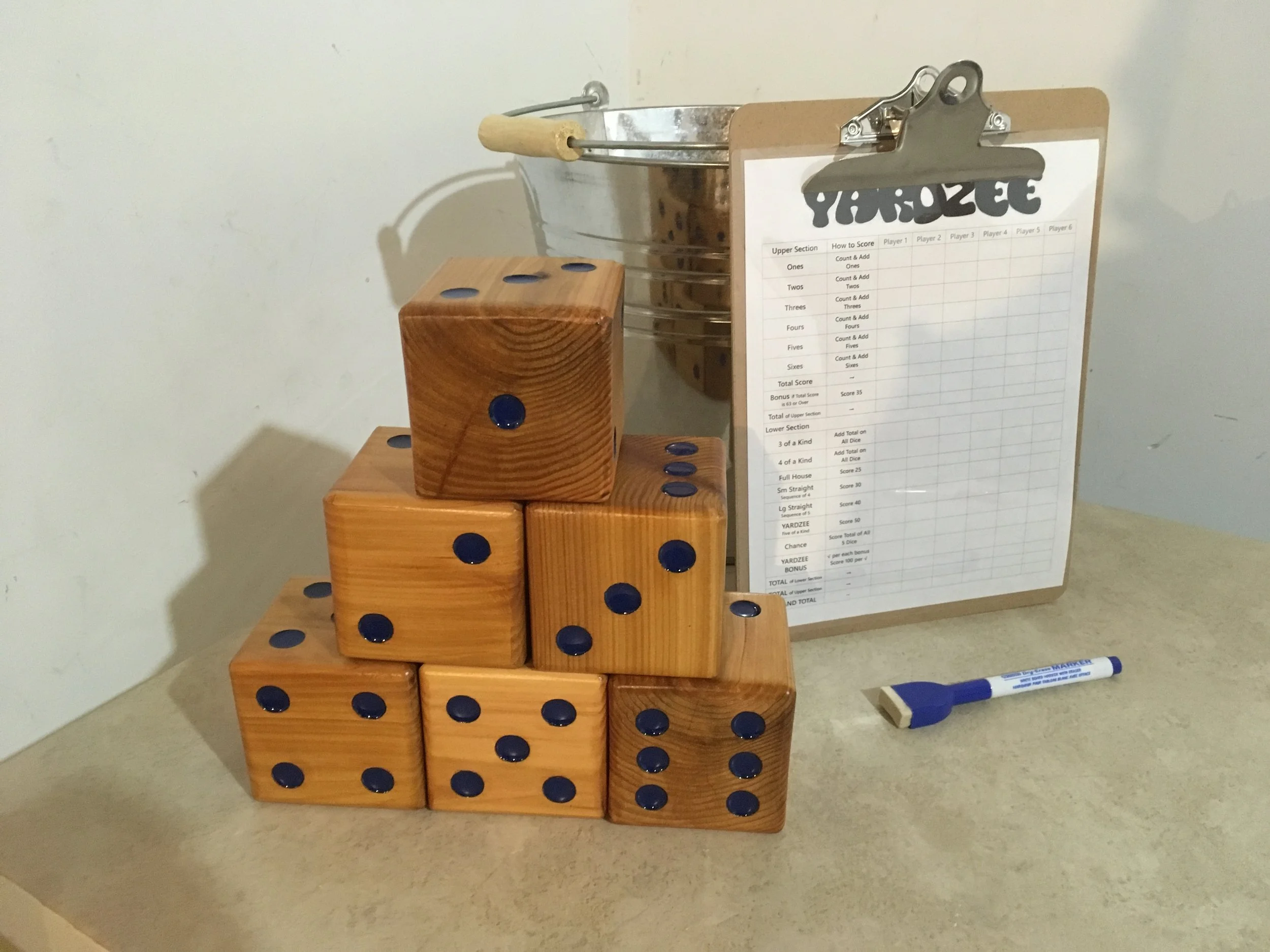 Yardzee/Yardkle Outdoor Game