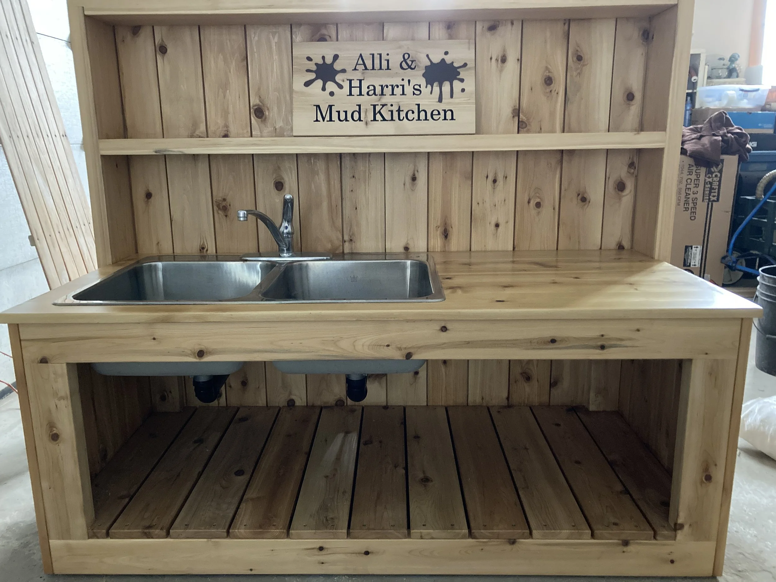Eastern White Cedar Mud Kitchen