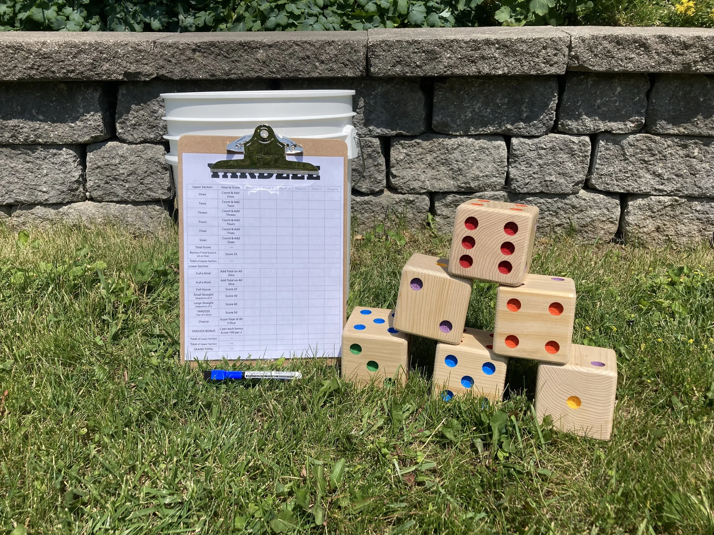 Yardzee/Yardkle Outdoor Game